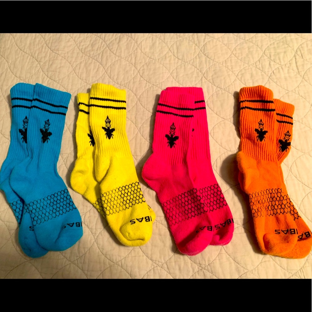 Set of 4 Bombas calf socks